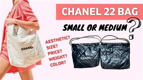 chanel 22 bag sizes|chanel 22 sizes medium.